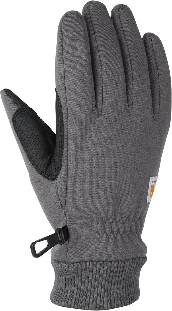 Carhartt Men's Wind Fighter Thermal-Lined Fleece Touch-Sensitive Knit Cuff Glove X-Large Gray
