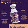 Natural Sleep Aid with Magnesium Glycinate 500Mg Reishi Mushroom 350Mg L-Theanine 300Mg Apigenin 50Mg Melatonin 3Mg - Magnesium Sleep Supplement