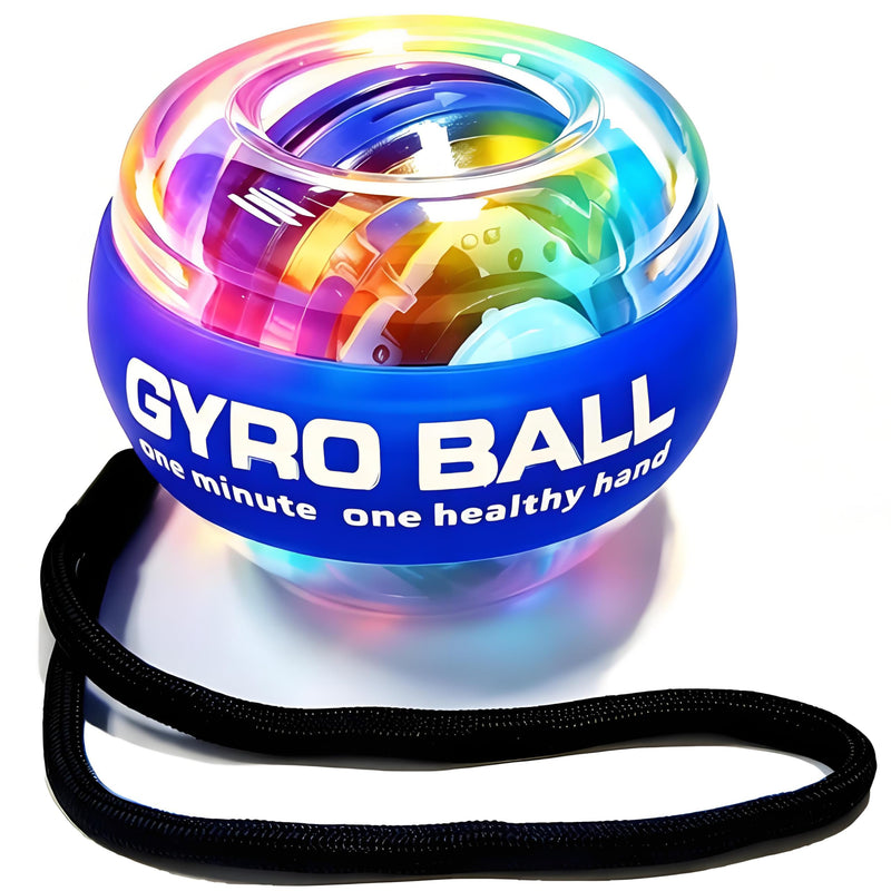 EXBEPE Metal Torque Ball with Light, Weighted Auto-Start Gyro Ball Hand Wrist Forearm Trainer and Strengthener for Exercise Joint and Muscle with