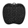 BESKAR Larger Shower Foot Scrubber Mat with Non-Slip Suction Cups- Cleans, Smooths, Exfoliates & Massages your Feet Without Bending, Improve Foot