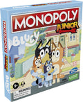 Hasbro Gaming Monopoly Junior Bluey Edition Board Game | Kids Play as Bluey, Bingo, Mum & Dad for Girls & Boys | Ages 5+ (Amazon Exclusive)