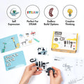 The off Bits Build Your Own Zebra Robot Model, Gift Ideas, STEM Building Toy for Kids 6-9+, Educational Engineering Kit, Construction & Creative