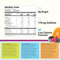 4C Energy Rush Stix, Variety 1 Pack, 40 Count, Single Serve Water Flavoring Packets, Sugar Free with Taurine, On the Go Bundle (20 Berry, 10