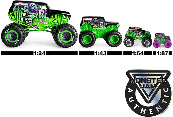Monster Jam, Official El Toro Loco Monster Truck, Collector Die-Cast Vehicle, 1:24 Scale, Kids Toys for Boys Ages 3 and up