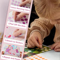 Klever Kits Dot Art Kit for Kids, No Mess Sticker for Toddlers 3-7, Craft Kits, DIY Creative Activity, Travel Toy, Birthday Presents for Boys
