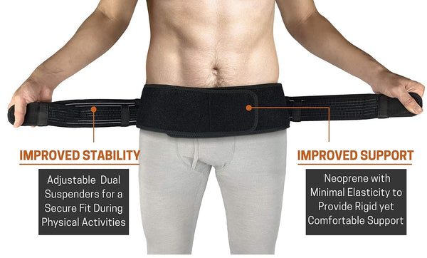 Sacroiliac Hip Belt for Women and Men That Alleviates Sciatic, Pelvic, Lower Back, Leg and Sacral Nerve Pain Caused by Si Joint Dysfunction|