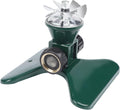 Biswing 1 Pack Lawn Sprinkler, Heavy Duty Metal Square Garden Sprinkler, 360 Degree Large Area Irrigation, Connectable Rotating Automatic Water