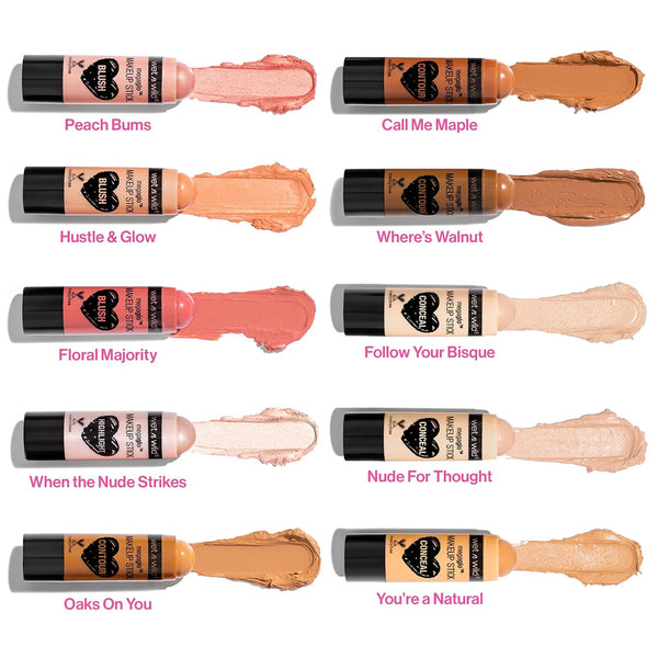 wet n wild MegaGlo Makeup Stick, Buildable Color, Versatile Use, Cruelty-Free & Vegan - Nude For Thought Nude For Thought 0.21 Ounce (Pack of 1)