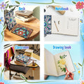 Micaracy Craft Kits for Kids Age 6-8-9-10, Presents for 5 7 11 12 Year Old Girls Notebook Diamond Art Painting Kit Arts and Crafts for Kids Toys