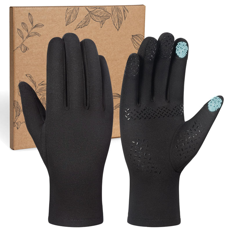 RIGWARL Cycling Gloves Lightweight Running Gloves, Touch Screen Driving Glove with Anti-Slip Strips, Riding Hiking Gloves Ski Glove Liners