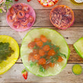 Mwellewm Bowl Covers Plastic Elastic Wrap for Food Storage Reusable Food Covers Saran Wrap Fresh Keeping Stretch Bags Bowl Covers for Bread