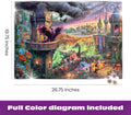 Buffalo Games - Silver Select Thomas Kinkade Disney Maleficent 1000 Piece Jigsaw Puzzle for Adults – Precision-Cut Pieces, Beautiful Artwork, and