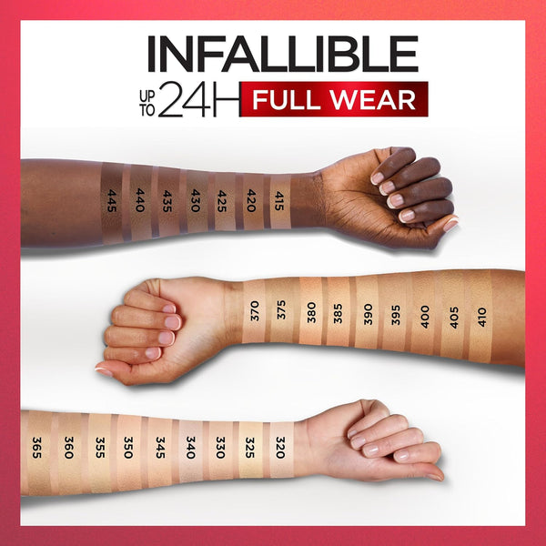 L'Oreal Paris Makeup Infallible Full Wear Waterproof Matte Concealer, Full Coverage, Biscuit, 0.33 fl. oz. 370 BISCUIT 0.33 Fl Oz (Pack of 1)