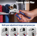 7-piece WORKPRO Pliers Set with Groove Joint, Long Nose, Slip Joint, Linesman, and Diagonal Pliers for DIY & Home Use | Groove Joint Piler, Long