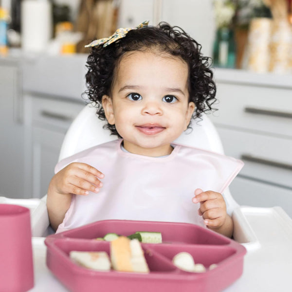 Tiny Twinkle Mess-Proof Baby Bibs for Eating | Waterproof, Wipeable Toddler Bibs with Catch-All Pocket | Feeding Bibs for Girls & Boys(3