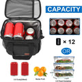 Femuar Lunch Bags for Women/Men, Insulated Lunch Bag for Work Office Picnic - Lunch Cooler Bag Leakproof Lunch Box with Adjustable Shoulder Strap