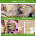 Natural Loofah Sponge Shower Organic Luffa Bath Loofa Exfoliating Body Scrubber Loofah for Men Women Adults Back Face Body Skin SPA Care - 6 Pieces