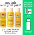 Apple Barrel Gloss Acrylic Paint in Assorted Colors (2-Ounce), 20621 White White 2 Fl Oz (Pack of 1)