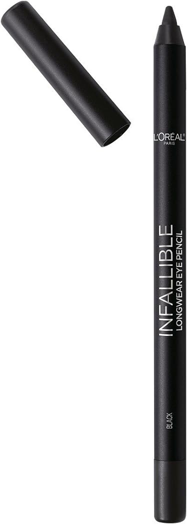 L'Oreal Paris Cosmetics Infallible Pro-Last Waterproof Pencil Eyeliner, Black, 0.042 Ounce,1 Count