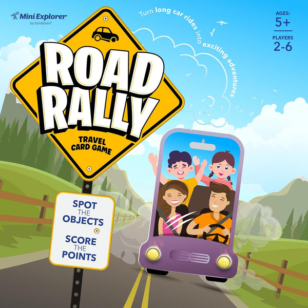 Road Rally Travel Scavenger Hunt Card Game for Kids - Roads Trip Car Games & Activities Must Haves Essentials - Fun Eye Hide & Seek Found Spy