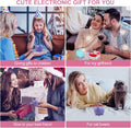 Small Bluetooth Speaker, Cute Cat Mini Wireless Speakers with Loud Stereo Sound, Built-In Mic, Super Bass, Dual Pairing, Portable Speaker for Teen