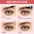Eyebrow Pencil, 2-in-1 Waterproof Eyebrow Pen, with 2 Tip Microblading Eyebrow Pencil and Ultra-Precise Brow Pencil, with Eyebrow Brush, Eyebrow