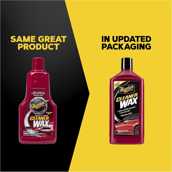 Meguiar’s Cleaner Wax, Liquid Car Wax For Diy Drivers & Detailers—Cleans, Polishes And Protects; Use On Exterior Paint And Clear Coat Surfaces On