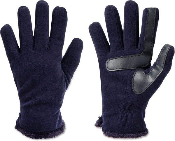 Isotoner Womens Stretch Fleece Gloves with Microluxe Lining and Smart Touch Technology
