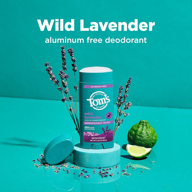 TomÃ¢ÂÂS of Maine Wild Lavender Natural Deodorant for Women and Men, Aluminum 