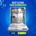 Dishwasher Cleaner and Deodorizer Tablets 26-Pack, Deep Cleaning Descaler for Dishwasher Machine, Heavy Duty, Septic Safe, Removes Grease &
