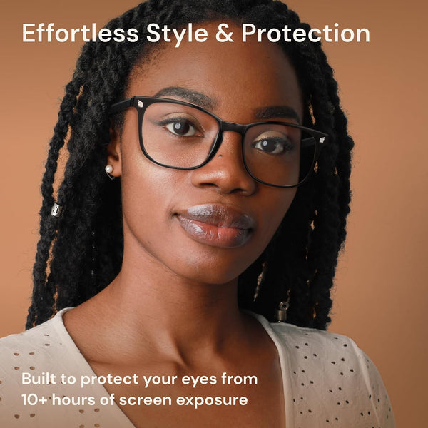 Gaoye Stylish Eyewear Frame Accessories - Blue Light Glasses for Woman - Computer Glasses for Blue Light Blocking A1 Matte