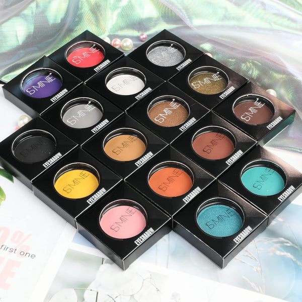 IS'MINE ISMINE Single Black Matte Eyeshadow Powder Palette High Pigment, Longwear, Intense Color Best Black Eyeshadow