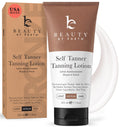 Beauty by Earth Self Tanner - USA Made with Natural & Organic Ingredients | Moisturizing Self Tanning Lotion with Aloe Vera & Coconut for a
