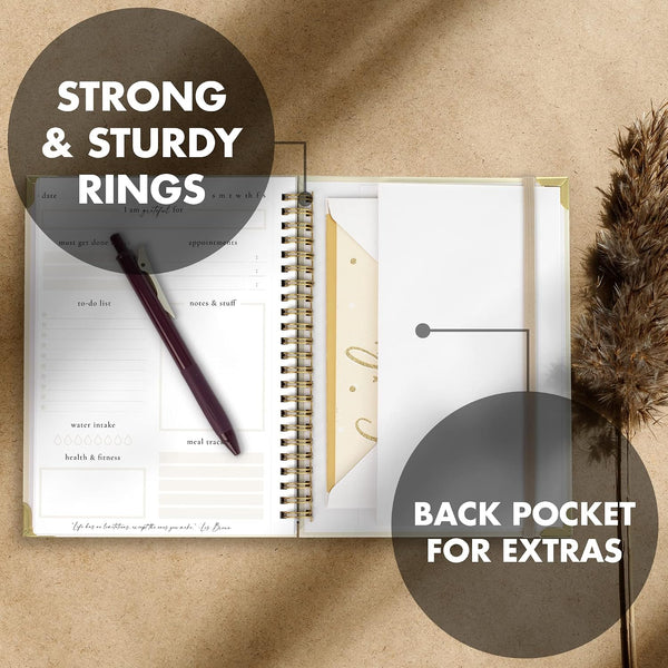 Beautiful To Do List Notebook - Aesthetic Daily Planner to Easily Organize Your Tasks And Boost Productivity - Stylish Undated ADHD Planner Gift