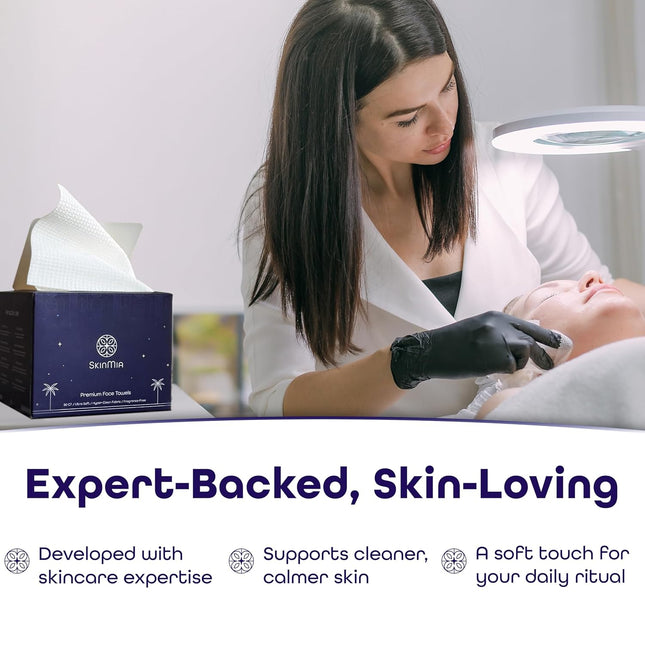 Disposable Face Towels XL Ã¢ÂÂ Ultra Soft, Odor-Free Dry Towelettes for Skinca