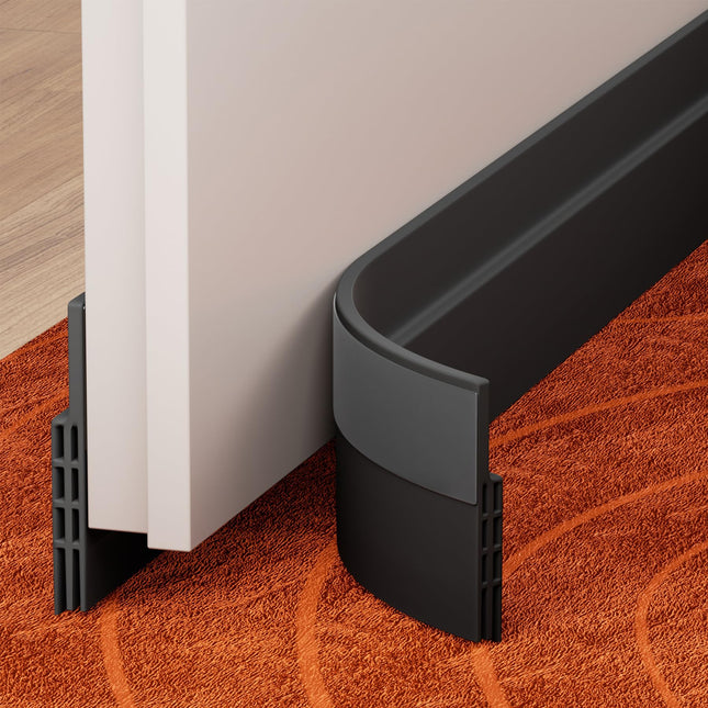 Grotheory 2 Pack under Door Draft Stopper, Home Improvement, Weather Stripping Door Seal, Bottom of Door Sweep, Garage W