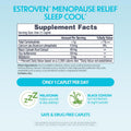 Estroven Sleep Cool for Menopause Relief, 30 Ct, Sleep Support Supplement With Clinically Proven Ingredients to Relieve Menopause Symptoms plus