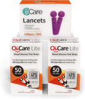 OhÃ¢ÂÂCare Lite Blood Sugar Testing Monitor Ã¢ÂÂ Glucose Test Strips and Lancets for for Blood Testing Ã¢ÂÂ Accurate and Affordable Diabetic