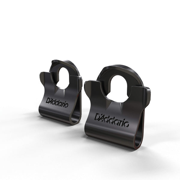 D'Addario Dual-Lock Guitar Strap Lock - Guitar Strap Locks Set - Protect Your Instrument with No Modifications or Hardware - Secures Cables - Easy