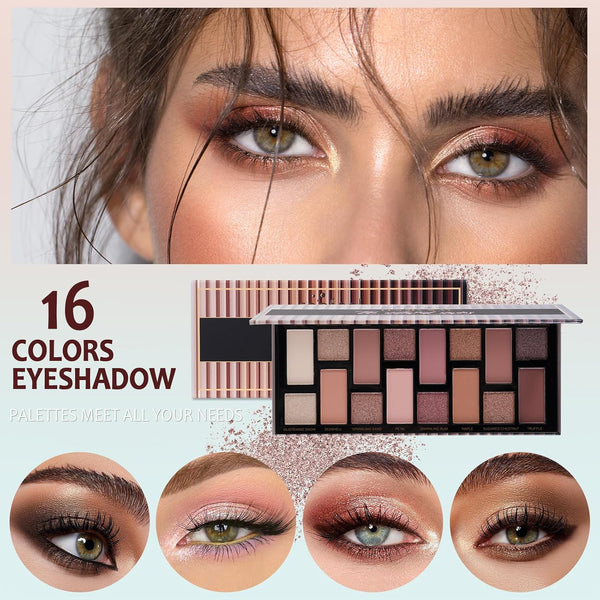Makeup Kit for Women Full Kit, Makeup Set for Teen Girls Eyeshadow Lip Gloss Lipstick Make up Brushes Eyebrow Eyeliner Pen Liquid Concealer