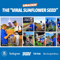 SMACKIN' Sunflower Seeds, Roasted Jumbo Small-Batch, American Made - 6 Flavor Variety. 1.5oz bags (6 Bags) Variety 1.5 Ounce (Pack of 6)