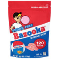 Bazooka Bubble Gum, Sugar-Free Chewing Gum Pellets, 120ct Pink Flavor 120 Count (Pack of 1)