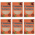Irenare 600 Pcs Toothpick Cinnamon Wood Flavored Cinnamon Toothpicks Bulk for Adults Disposable Oral Hygiene Teeth Dental Care, 6 Pack