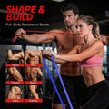 Pull Up Bands, Resistance Bands Set, Exercise Workout Bands for Men & Women, Ideal for Body Stretching, Physical Therapy and Muscle Training Colorful