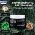 Scotch Porter Conditioning Beard Balm Ã¢ÂÂ Smooth, Shape, Moisturize & Soften Coarse, Dry Facial Hair While Encouraging Growth for a