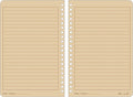 Rite in the Rain Weatherproof Side Spiral Notebook, 4.625" X 7", Tan Cover, Universal Pattern (No. 973T)