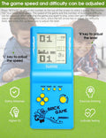 HLF 3.5-inch Large Screen Retro Brick Game Console for the 80s/90s Building Block Racing/Tank Game Built-in 23 Classic Games Nostalgic Puzzle
