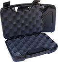 MTM 805-Single Pistol Handgun Case Up to 4" Revolver Barrel, USA Made Single Black