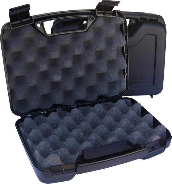 MTM 805-Single Pistol Handgun Case Up to 4" Revolver Barrel, USA Made Single Black