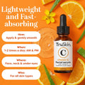 Truskin Vitamin C Serum for Face Ã¢ÂÂ anti Aging Formula with Vitamin C, Hyaluronic Acid, Vitamin E Ã¢ÂÂ Brightening Serum Ã¢ÂÂ Improve